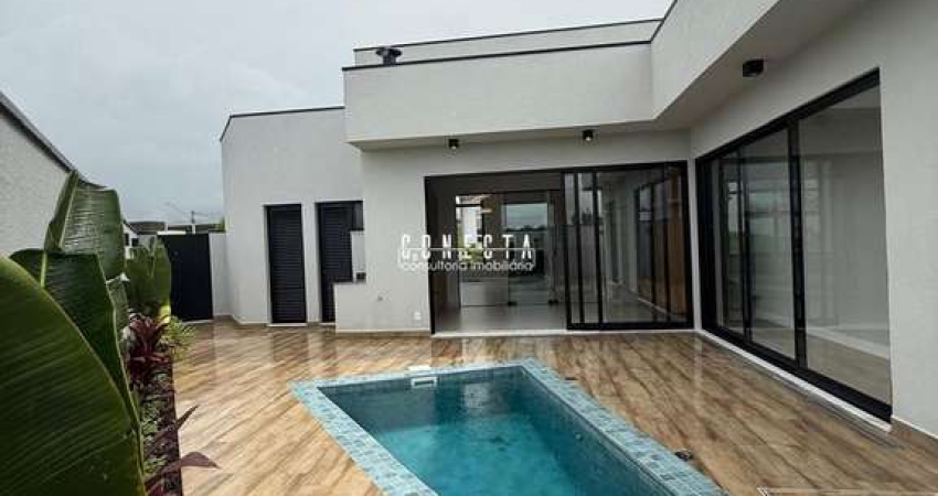 Casa Térrea em Indaiatuba, Condomínio Piemonte com 3 suítes - 210 m²