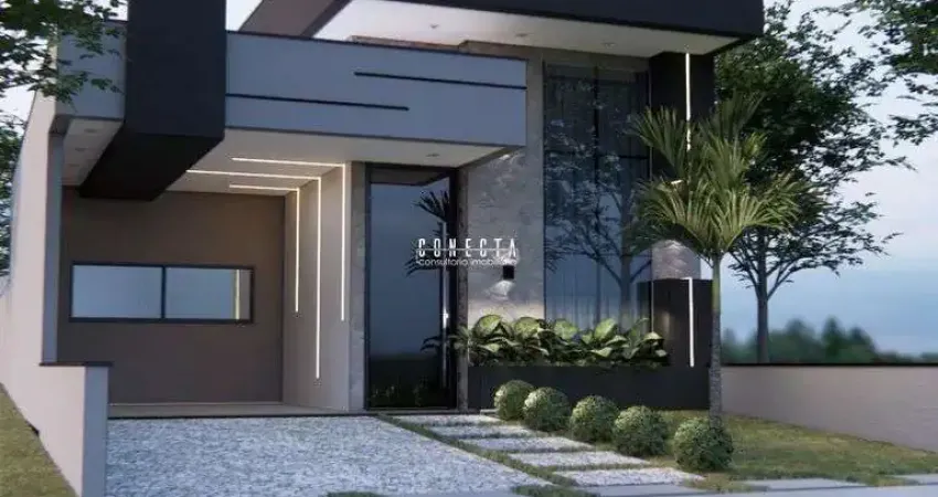 Casa Térrea Indaiatuba, Condomínio Gran Reserve com 3 suítes - 134 m²