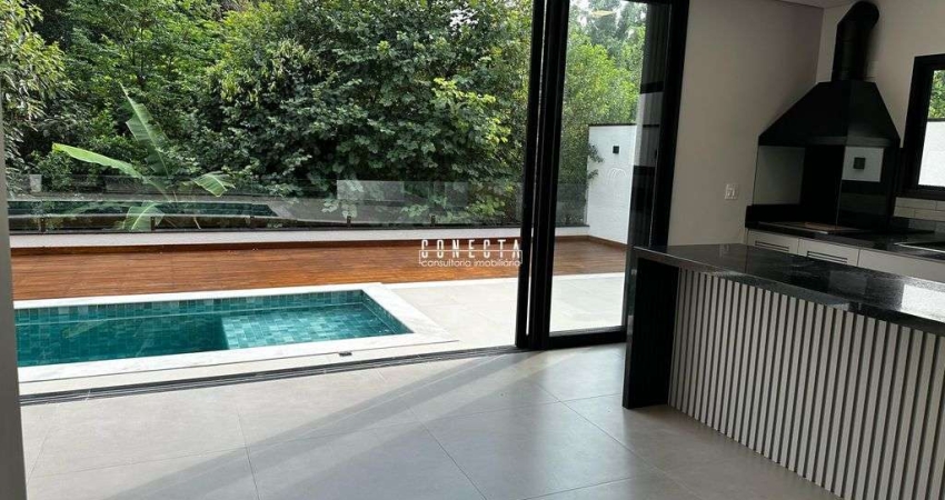 Casa Térrea em Indaiatuba, Condomínio Jardins Di Roma com 3 suítes - 260 m²