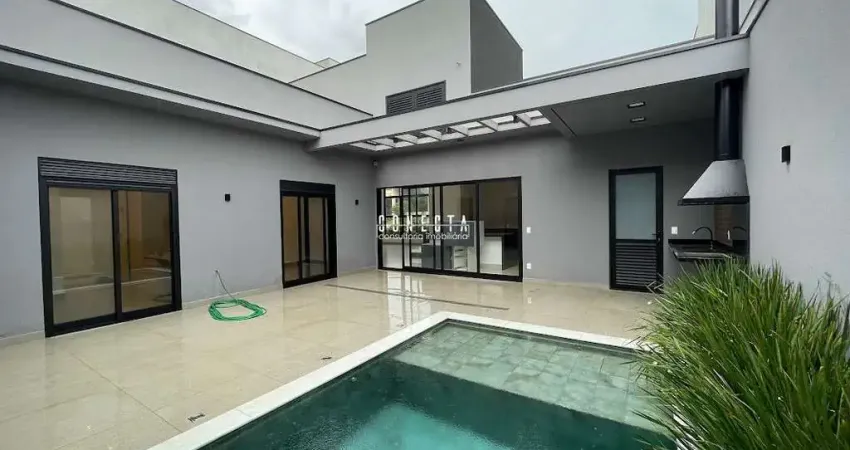 Casa Térrea em Indaiatuba, Condomínio Maria José com 3 suítes - 216 m²