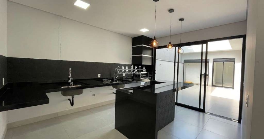 Casa Térrea Indaiatuba, Condomínio Gran Reserve com 3 suítes - 140 m²
