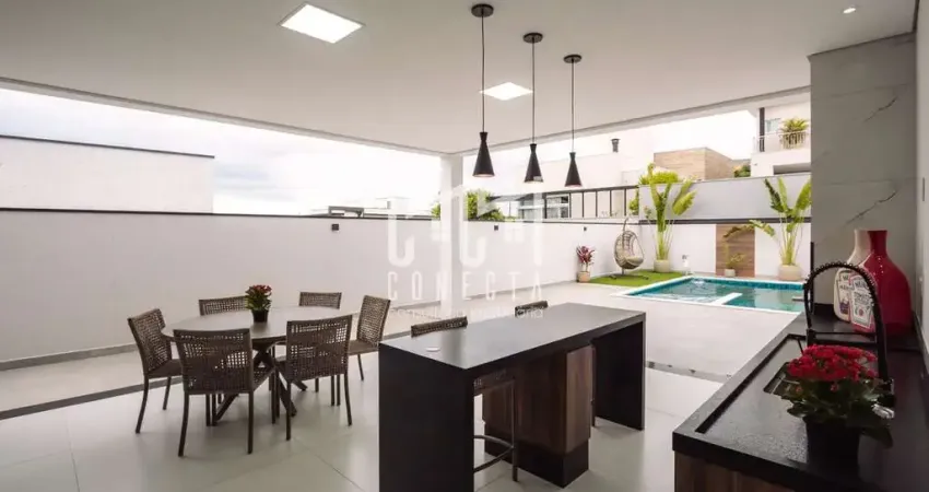 Sobrado em indaiatuba, condomínio helvétia park ii com 5 suítes - 450,00 m²