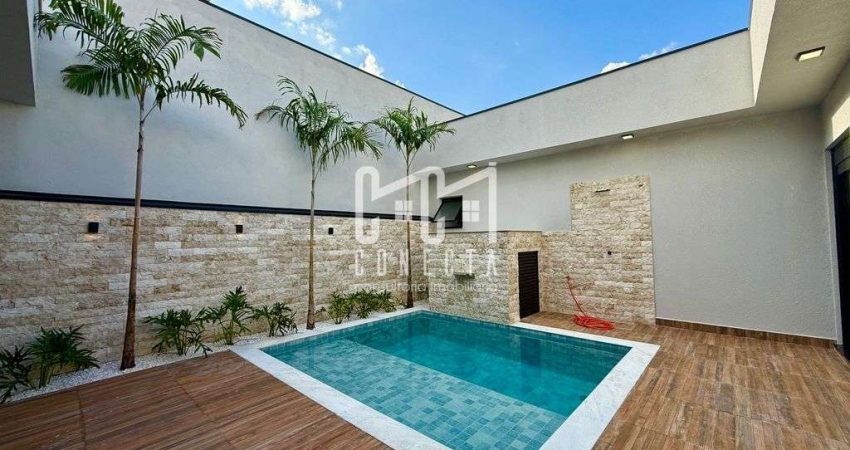Casa Térrea em Indaiatuba, Condomínio London Park com 3 suítes - 191 m²