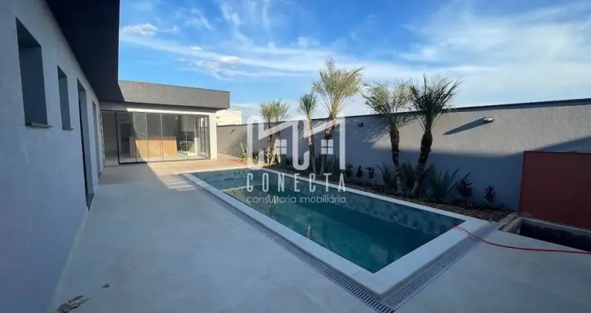 Casa em Indaiatuba, Condomínio Helvétia Park com 4 suítes - 350 m²