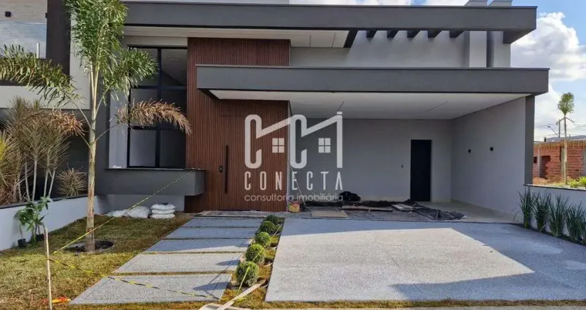 Casa Térrea em Indaiatuba, Residencial Evidências com 3 suítes 195 m²