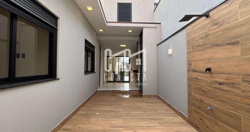 Casa em Indaiatuba, Condomínio Gran Reserve com 1 suíte - 139 m²