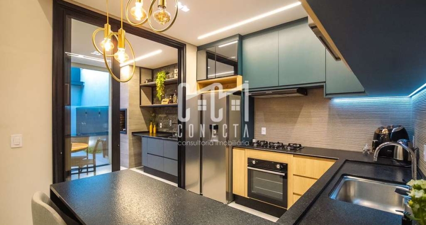 Casa em Indaiatuba, Condomínio Gran Reserve com 1 suíte - 140 m²