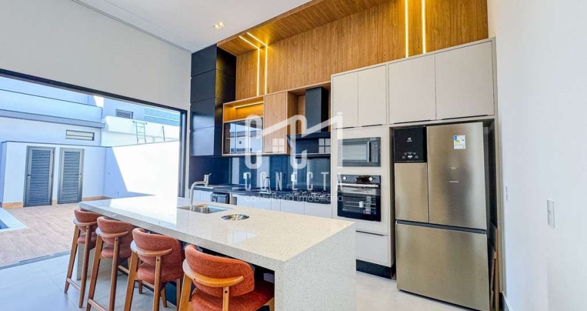 Casa Térrea em Indaiatuba, Condomínio Maria José com 3 dormitórios - 189 m²