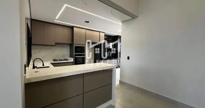 Casa em Indaiatuba, Condomínio Gran Reserve com 3 suítes - 140 m²