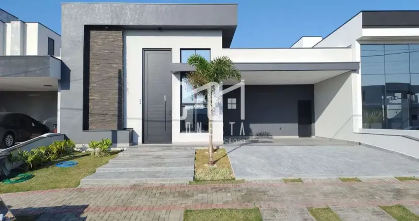 Casa Térrea em Indaiatuba, Condomínio Laguna com 3 suítes - 188 m²