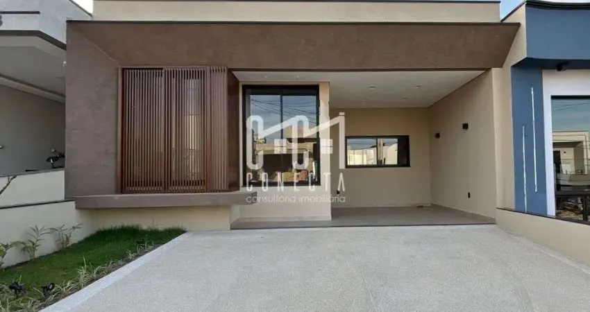 Casa em indaiatuba, condomínio gran reserve com 3 suítes - 140 m²