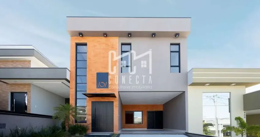 Casa em indaiatuba, condomínio gran reserve com 3 suítes - 220 m²