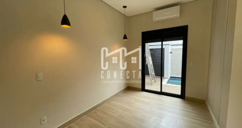 Casa térrea em indaiatuba, condomínio mantova com 3 quartos - 158 m²