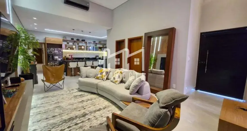 Casa térrea em indaiatuba, residencial evidências com 3 suítes - 209 m²