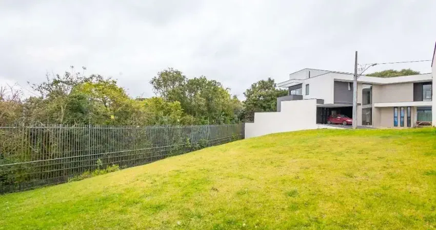 Terreno em condomínio fechado alto padrão à venda, 452 m² por r$ 1.250.000 - são braz - curitiba/pr