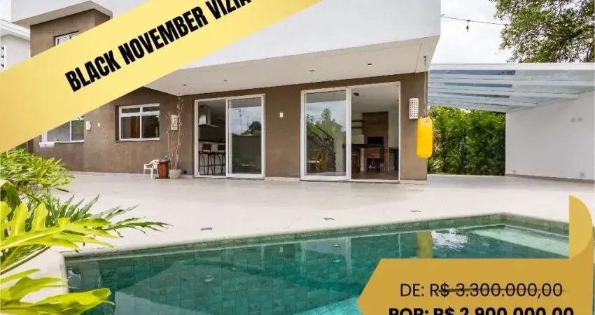 Casa com 3 suítes à venda, 300 m² por r$ 2.900.000 - santa felicidade - curitiba/pr