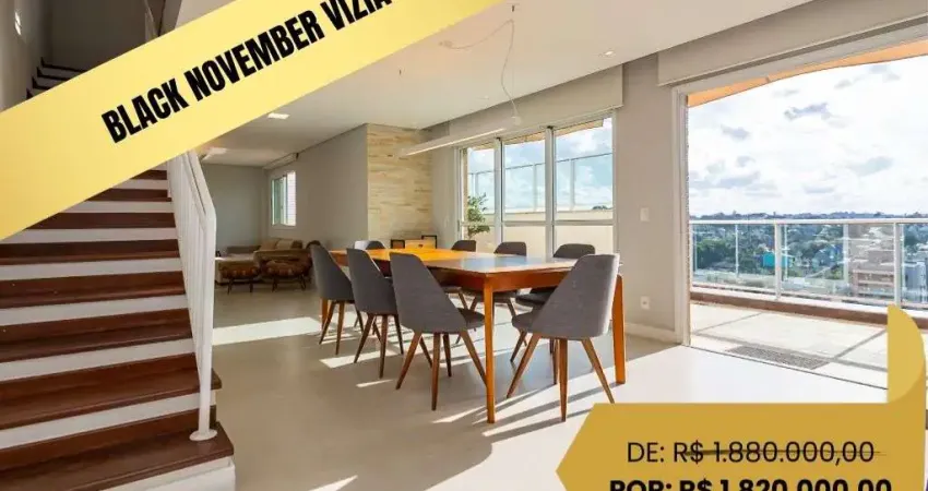 Cobertura com 3 dormitórios à venda, 187 m² por r$ 1.820.000,00 - boa vista - curitiba/pr