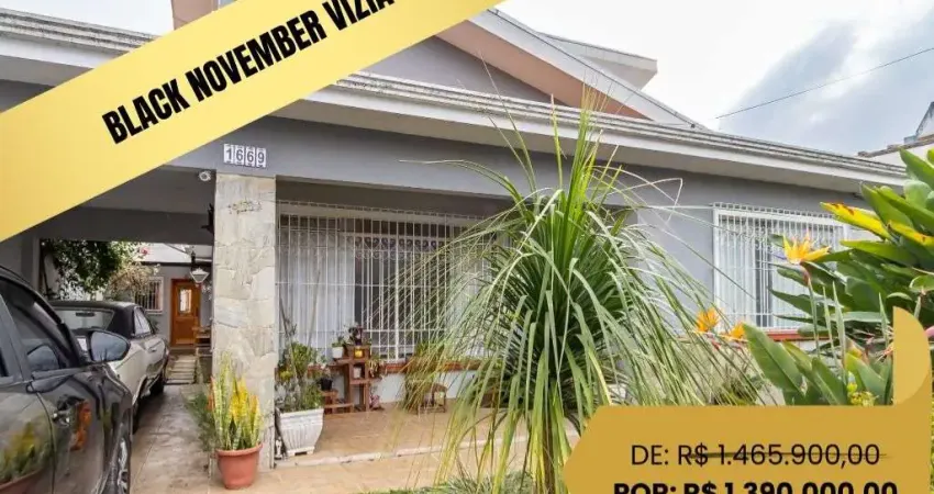 Casa térrea - com 3 dormitórios à venda, 170 m² por r$ 1.390.000 - bigorrilho - curitiba/pr