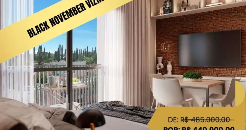 Apartamento com 1 dormitório à venda, 34 m² por r$ 440.000,00 - alto da glória - curitiba/pr