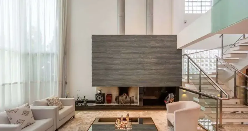 Casa com 5 dormitórios à venda, 476 m² por r$ 4.000.000,00 - campo comprido - curitiba/pr