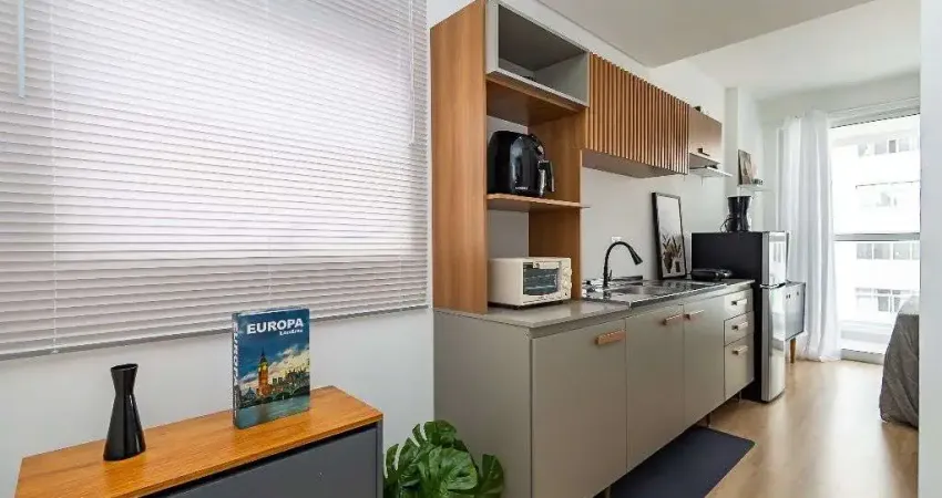 Apartamento com 1 dormitório à venda, 27 m² por r$ 445.000,00 - centro - curitiba/pr