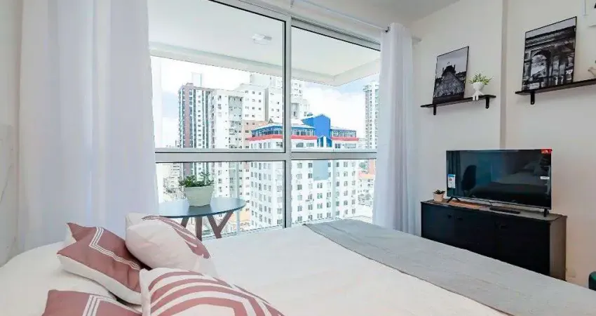 Apartamento com 1 dormitório à venda, 27 m² por r$ 435.000,00 - centro - curitiba/pr