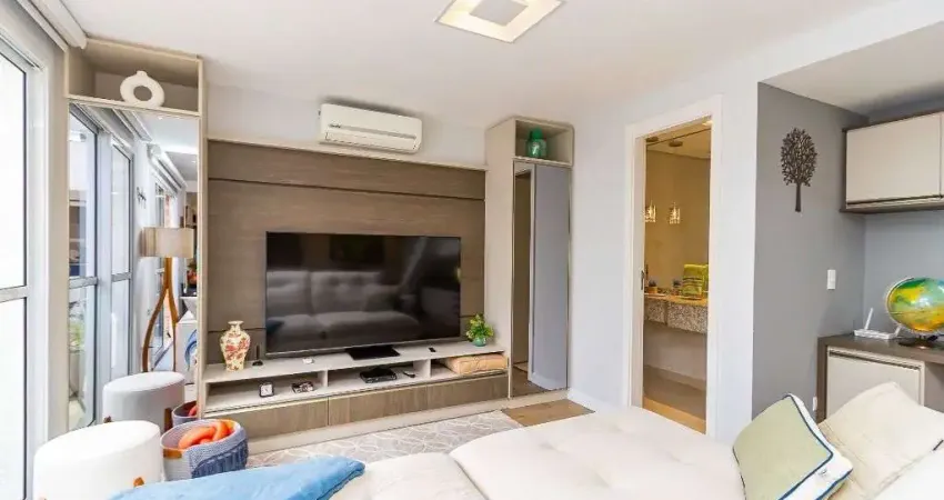 Cobertura encolarada e semi mobiliada com 3 dormitórios à venda, 136 m² por r$ 1.327.900 - bacacheri - curitiba/pr