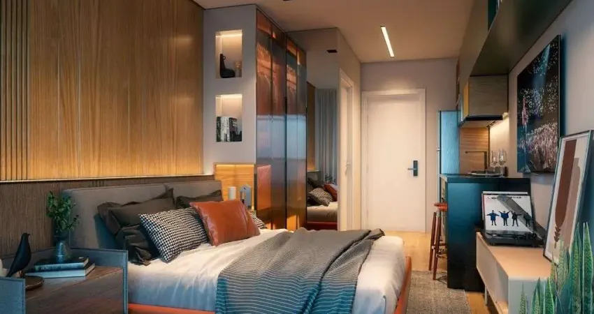 Studio NOVO com 1 dormitório à venda, 19 m² por R$ 289.900 - Centro - Curitiba/PR