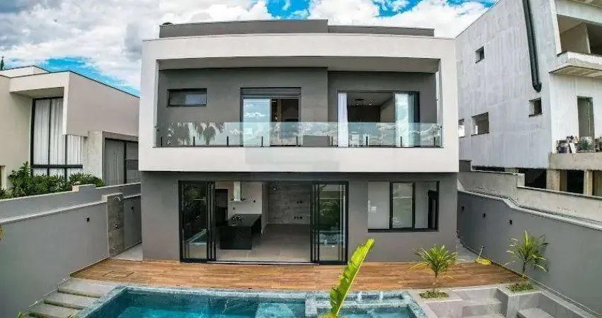 Linda e moderna casa  assobradada à venda, com excelente arquitetura em condomínio paradisode alto