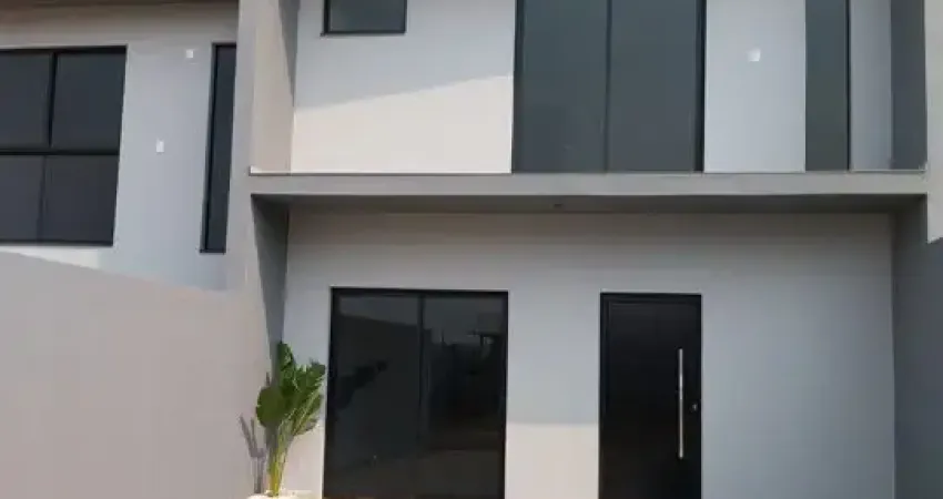 Casa nova à venda, sobrado 03 quartos, bairro engenho braun, região da brf