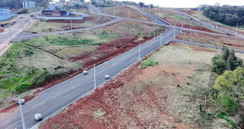 Terreno à venda, com direto e financiamento via banco, bairro esplanada, chapecó.