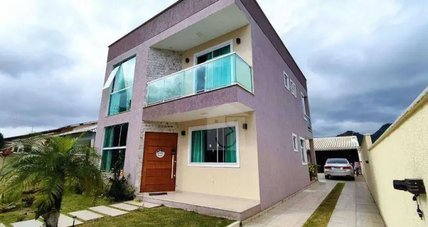 Casa com 4 dormitórios à venda, 225 m² por r$ 830.000 - inoã - maricá/rj