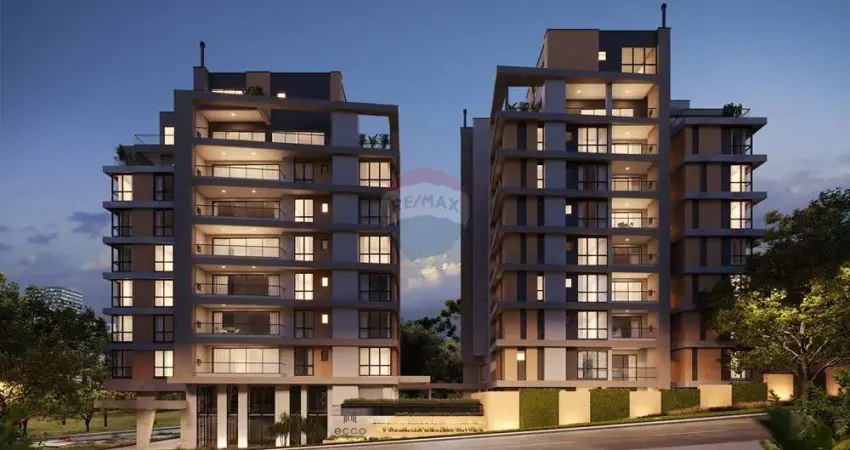 Cobertura Duplex à venda com 3 suítes, elevador privativo e 3 vagas de garagem no Ecoville - Curitiba/PR.