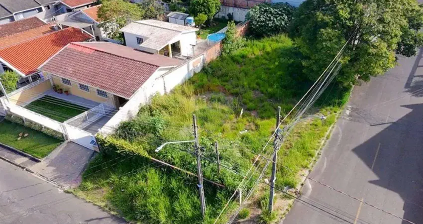 Terreno de esquina à venda – r$ 387.000,00 | bairro orfãs – ponta grossa/pr