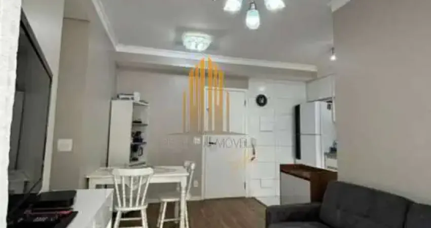 Apartamento de 60m² com dois dormitorios sendo uma suite dois banheiros e uma vaga de garagem cobert