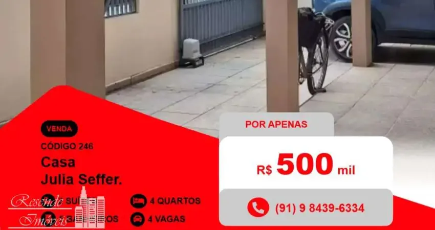 Casa com 4 quartos à venda no Águas Lindas, Ananindeua 
