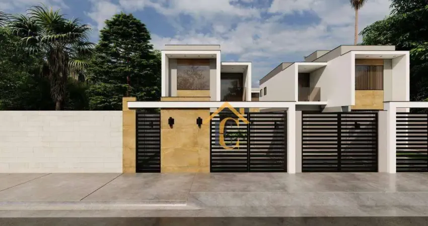 Casa com 3 dormitórios à venda, 95 m² por r$ 490.000,00 - jardim bela vista - rio das ostras/rj