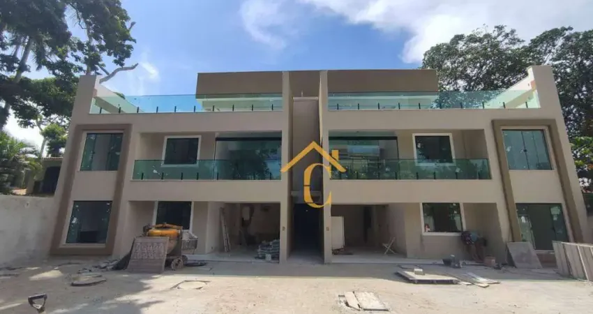 Apartamento garden com 2 dormitórios à venda, 88 m² por r$ 450.000,00 - bosque da praia - rio das ostras/rj