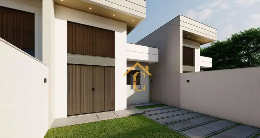 Casa alto padrão com 2 quartos sendo 1 suíte à venda, 55 m² por r$ 350.000 - mar y lago - rio das ostras/rj