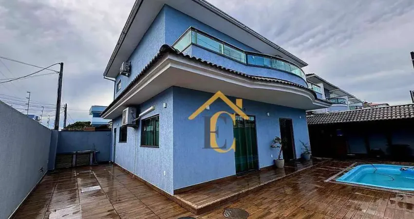 Casa com 4 dormitórios à venda, 180 m² por r$ 800.000,00 - recreio - rio das ostras/rj