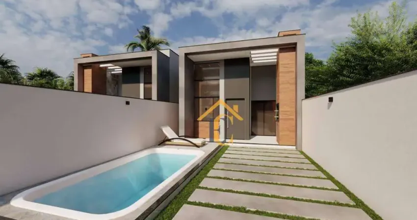 Casa com 3 dormitórios à venda, 96 m² por r$ 650.000,00 - recreio - rio das ostras/rj
