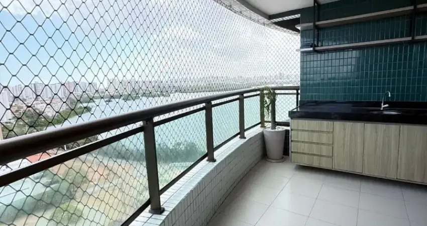 Apartamento para alugar no likeside vista lagoa, com 2 quartos, projetado. perto da praia.