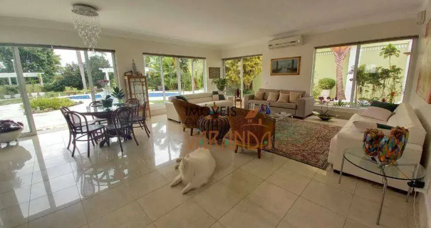 Casa com 5 dormitórios à venda, 582 m² por r$ 5.500.000,00 - condomínio village visconde de itamaracá  - valinhos/sp