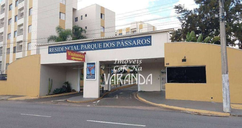Apartamento com 2 dormitórios à venda, 60 m² por R$ 295.000,00 - Residencial Parque dos Pássaros - Valinhos/SP