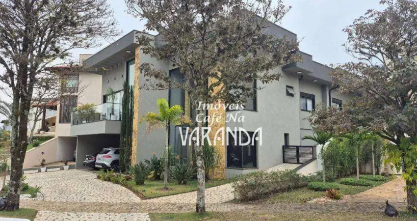 Casa com 4 dormitórios à venda, 370 m² por r$ 4.700.000,00 - condomínio reserva colonial - valinhos/sp