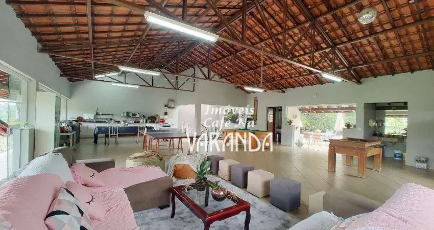 Chácara com 3 dormitórios à venda, 2012 m² por r$ 1.800.000,00 - vale verde - valinhos/sp