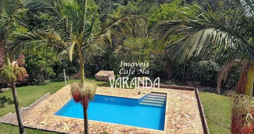 Chácara com 4 dormitórios à venda, 6757 m² por r$ 1.950.000,00 - parque valinhos - valinhos/sp