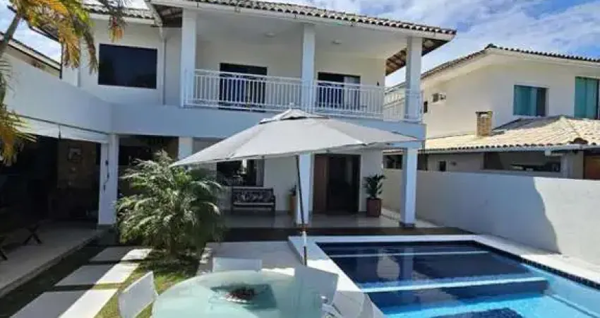 Casa em Condomínio para Venda em Camaçari, Catu de Abrantes (Abrantes), 4 dormitórios, 3 suítes, 5 banheiros, 4 vagas