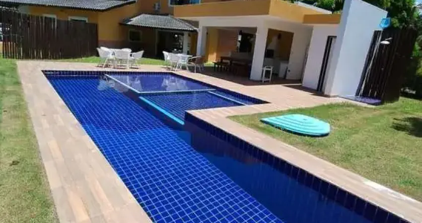 Casa em Condomínio para Locação em Camaçari, Busca Vida (Abrantes), 5 dormitórios, 3 suítes, 5 banheiros, 6 vagas