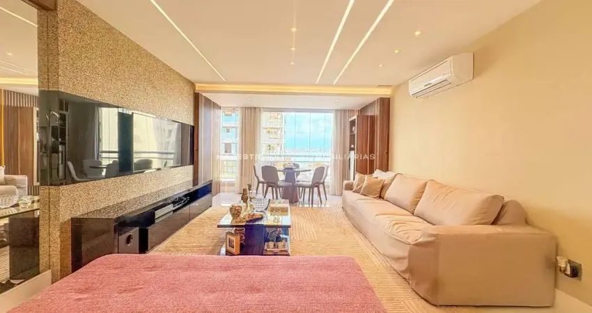 Apartamento Alto Padrão na Península – 3 Suítes, Vista Mar, Porteira Fechada - Condomínio Solar da Península